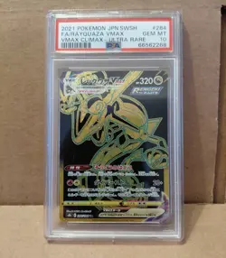 Pokemon SW&SH Rayquaza VMAX 284/184 VMAX CLIMAX Ultra Rare Japanese PSA 10 - Image 3