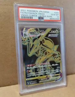 Pokemon SW&SH Rayquaza VMAX 284/184 VMAX CLIMAX Ultra Rare Japanese PSA 10 - Image 5
