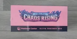 Pokemon Center Chaos Rising Elite Trainer Box ETB Factory Sealed In Hand PKC - Image 5