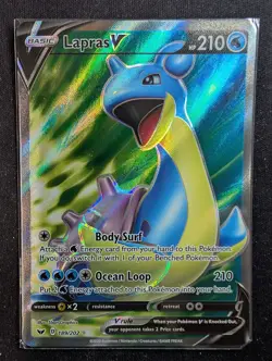Lapras V - 189/202 - Sword & Shield Base (Pokemon) - Image 1