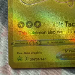 Pokemon TCG Gold Pikachu V 25th Anniversary PROMO SWSH145 Celebrations NM🔥 - Image 4