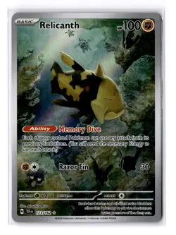 Relicanth - 173/162 SV Temporal Forces Illustration Rare - NM - POKEMON TCG - Image 1