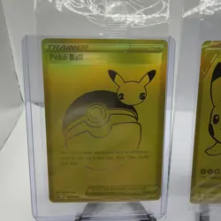 SEALED Pokemon Celebrations Pikachu V SWSH145 & Poke Ball SWSH146 Gold Promos - Image 2