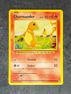CHARMANDER 9/108 Common EVOLUTIONS Cute Pokemon | NM-LP - Image 1