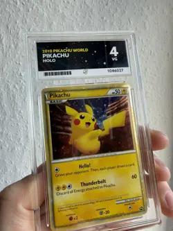 ACE 4 - Pokemon TCG Pikachu World Collection 2010 Grand Canyon USA Holo Promo - Image 2