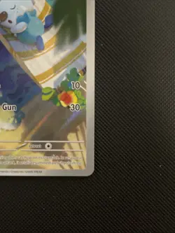 Oshawott Illustration Rare Water Holo SV White Flare #105/086 Pokemon TCG - Image 4