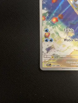Oshawott Illustration Rare Water Holo SV White Flare #105/086 Pokemon TCG - Image 5