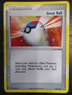 Great Ball 92/112 Uncommon Ex Fire Red & Leaf Green Reverse Holo Singles Pokemon - Image 1