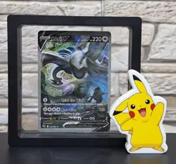 2023 POKEMON SILVER TEMPEST LUGIA v 186/195 PLUS FREE GIFT PIKACHU TOY - Image 2