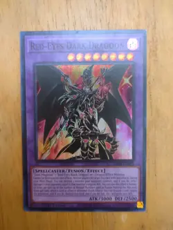 Yugioh Red-Eyes Dark Dragoon RA02-EN021 Super Rare 1st Edition Near Mint - Image 1