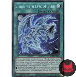Yugioh Vision with Eyes of Blue MP23-EN026 Secret Rare 1st Edition NM - Image 1