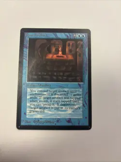 Steal Artifact NMBeta Edition MTG English Amy Weber Blue Enchantment - Image 1