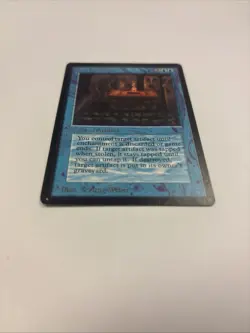Steal Artifact NMBeta Edition MTG English Amy Weber Blue Enchantment - Image 2
