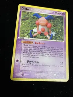 Ditto Pokemon Card 12/17 POP Series 3 Regular LP/NM - Image 2