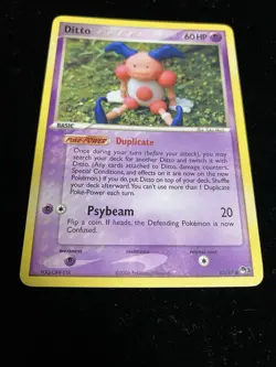 Ditto Pokemon Card 12/17 POP Series 3 Regular LP/NM - Image 4