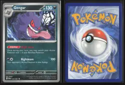 Gengar 057/091 Uncommon Paldean Fates Pokemon Near Mint - Image 3