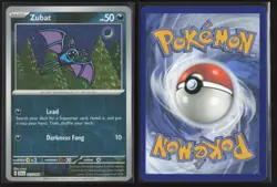 Zubat 027/064 Common Shrouded Fable Pokemon Reverse Holo Near Mint - Image 3