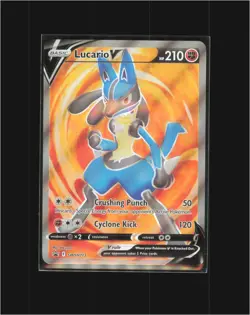 Lucario V SWSH213 Holo Promo Sword & Shield Promo Pokemon Near Mint - Image 1