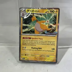 Pokemon TCG - Ampharos - Chaos Rising Pre Release Stamp Promo Sealed Deck #ML - Image 1