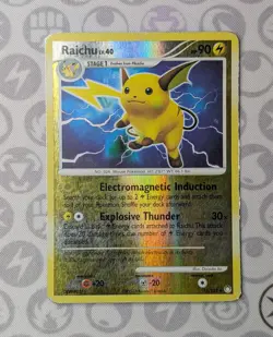 Raichu Rev. Holo 15/123 MP Mysterious Treasures Pokemon TCG - Image 1