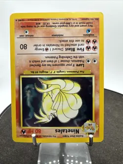 Pokemon TCG Ninetales 12/102 Base Set Holo Rare Vintage WOTC - Image 3