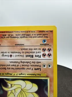 Pokemon TCG Ninetales 12/102 Base Set Holo Rare Vintage WOTC - Image 5