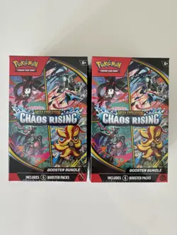 Pokemon TCG Mega Evolution Chaos Rising Booster Bundle (6 Packs) - NEW - SEALED - Image 1