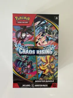 Pokemon TCG Mega Evolution Chaos Rising Booster Bundle (6 Packs) - NEW - SEALED - Image 2