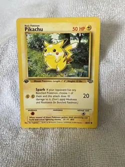Pokemon TCG Pikachu Jungle 60/64 Regular 1st Edition Common - Image 1