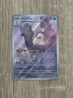 Pokemon TCG Aurorus 092/088 Full Art Illustration Rare Holo Perfect Order - Image 1