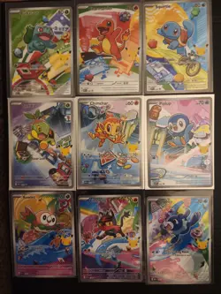 Pokemon TCG First Partner Illustration Collection Series 1 Complete Set - Image 1