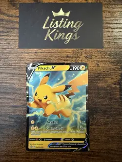 Pikachu V SWSH063 VLP Ultra Rare Cool Thunder Full Art Black Star Pokemon Promo! - Image 2