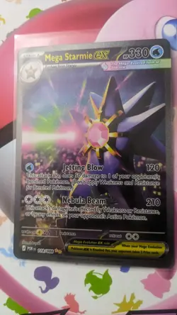 Mega Starmie Ex Pokemon Card No. 118 / 088 Mint Condition English - Image 1