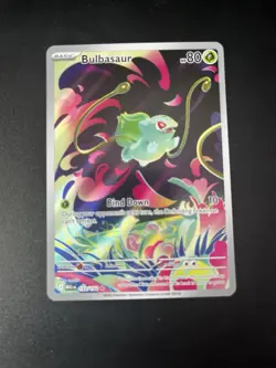 BULBASAUR ILLUSTRATION RARE 133/132 Pokemon Mega Evolution - Image 1