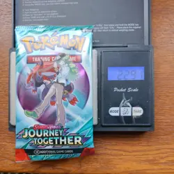 Heavy 22.91g Pokemon Tcg Journey Together Booster Pack Factory Sealed New - Image 1