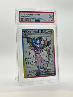 Espeon ex 175 Black Star Promo Pokemon TCG Prismatic Evolutions PSA 9 - Image 3