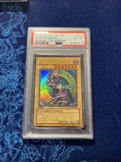 Yu-Gi-Oh! Dark Magician 1st Edition Ultra Rare BIY-S006 Spanish PSA 6 - Image 1