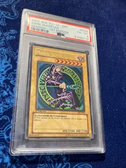 Yu-Gi-Oh! Dark Magician 1st Edition Ultra Rare BIY-S006 Spanish PSA 6 - Image 2