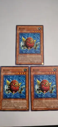 Yugioh Agido DCR-080 Dark Crisis 1st Edition x3 Playset NM - Image 1
