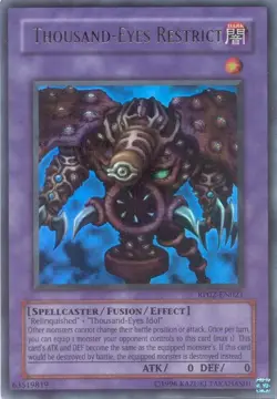 YUGIOH RP02-EN021 Thousand-Eyes Restrict Ultra Rare NM - Image 1