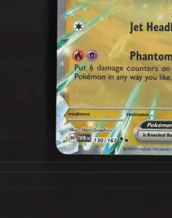 Dragapult ex 130/167 Twilight Masquerade Ultra Rare Holo Pokemon Card NM - Image 5