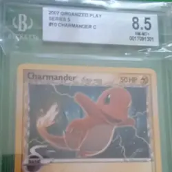 Pokemon TCG Graded & Regular Card Lot Charizard, Charmander, Abra, Gloom - Image 4