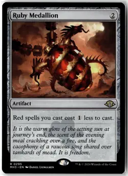 Ruby Medallion R Modern Horizons 3 295 NM - Image 1