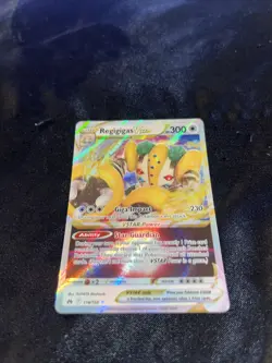 Regigigas Vstar 114/159 Crown Zenith Holo Pokemon Card NM - Image 1