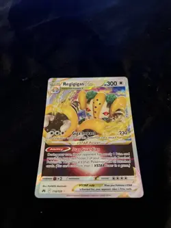 Regigigas Vstar 114/159 Crown Zenith Holo Pokemon Card NM - Image 2