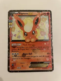 Flareon EX RC6-32 Generations: Radiant Collection Holo Pokemon TCG -/MP - Image 1