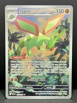 Pokemon TCG Flygon Illustration Rare 101/094 Full Art Holo Phantasmal Flames NM - Image 1