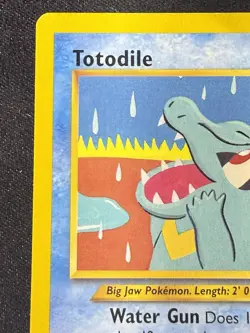 Pokemon TCG Totodile Neo Destiny 85/105 Regular Unlimited Common-LP!! - Image 3