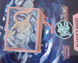 Pokemon Tcg Chaos Rising Mega Greninja Etb Deck Sleeves 65 Count Brand New +COIN - Image 1