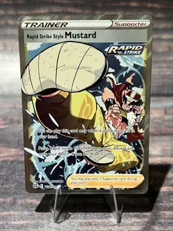 Rapid Strike Style Mustard TG27/TG30 Brilliant Stars Trainer Gallery Pokemon TCG - Image 1